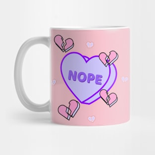 Nope Heart Breaker Mug